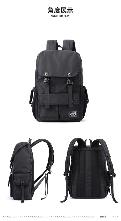 Fashion Waterproof Large Capacity Drawstring Backpack for Men Oxford Durable Travel College Student Laptop School Bag Bookbag