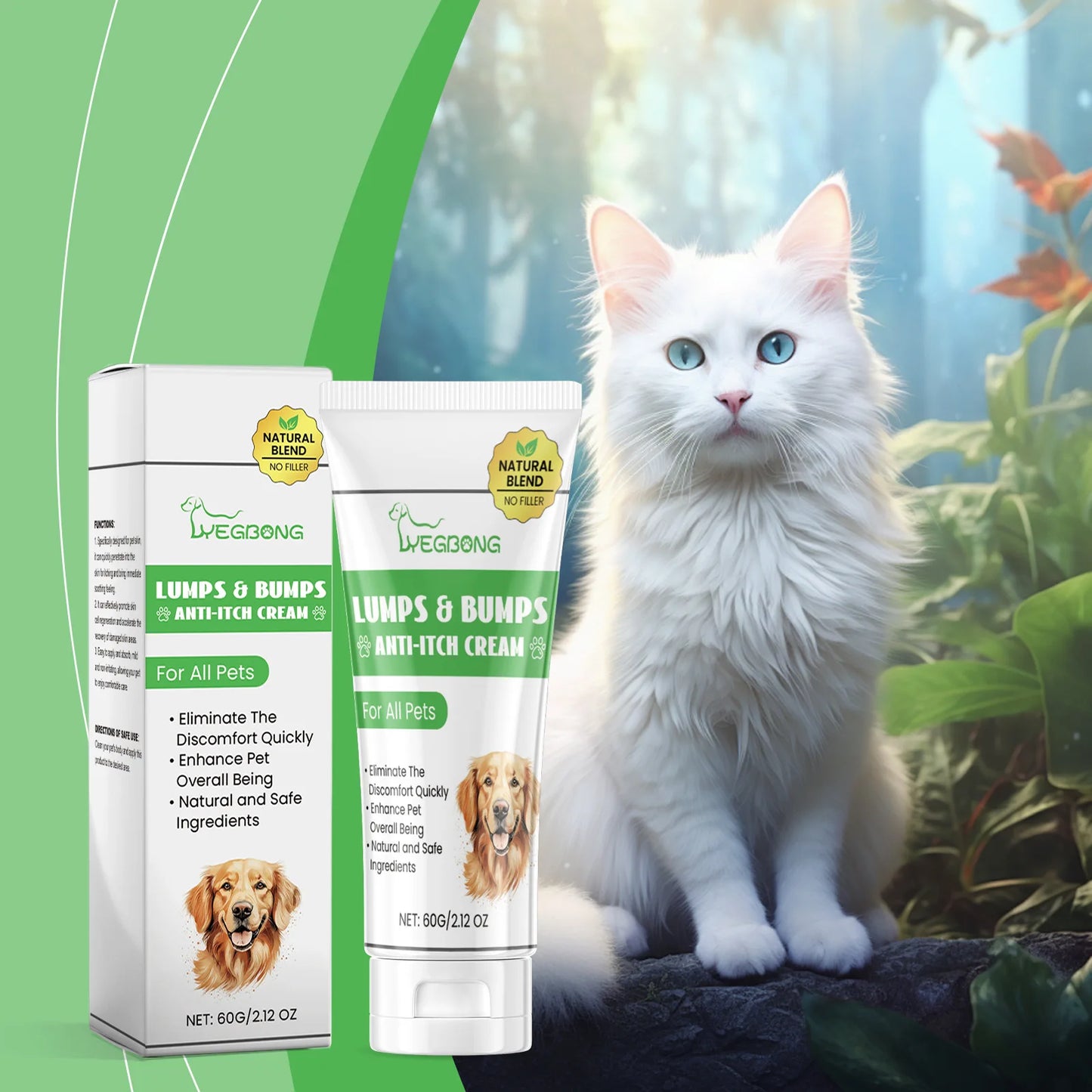 Cat Hair Regrowth Liquid Dog Hair Loss Treatment Promote Cat Hair Growth Pet Skin Repair Relieve Itching Pet Skin Repair Essence