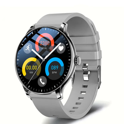 KESHUYOU New Smart Watch Women's Men's Full Touch Screen Bluetooth Talk Sports Fitness Tracker Heart Rate Monitor Smart Watch