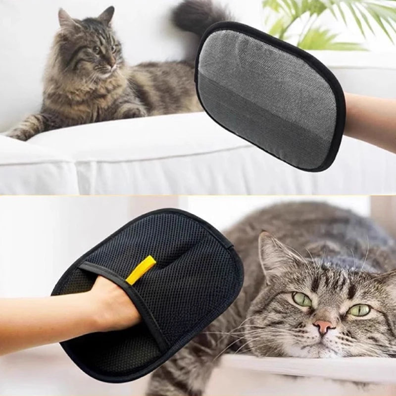 1-5pcs Pet Hair Grooming Gloves Pet Hair Remover Glove Dog Cats Hair Cleaning Gloves Pet Hair Cleanning Tool Pet Fur Hair Gloves