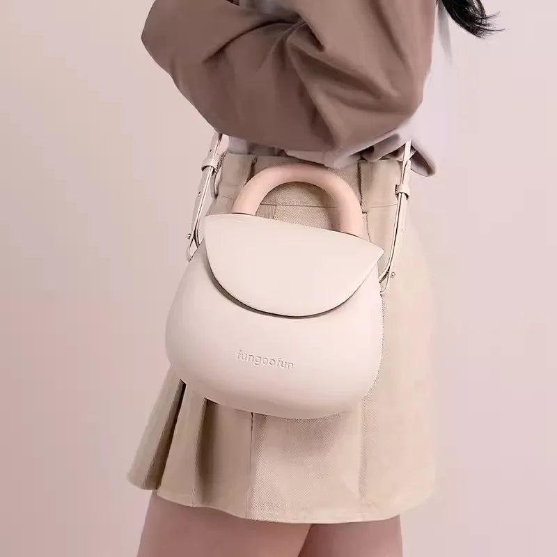 Women's Spacious Storage Waterproof Crossbody Shoulder Bag Lady Scratch-Resistant Lightweight 4 Trendy Colors EVA Sport Satchel