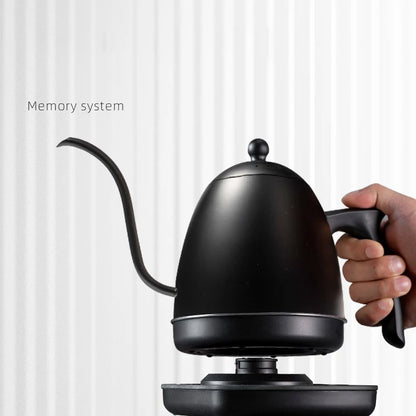 800ml Hand Brew Coffee Pot Intelligent Constant Temperature Electric Kettle Gooseneck Fine-mouth Stainless Steel Teapot Kettles