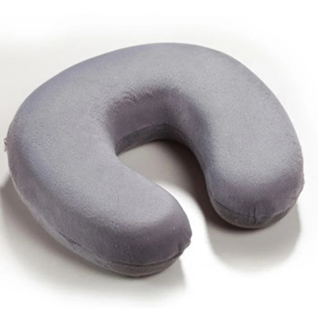 Memory Foam Neck Pillow Resting Head Neck U Shape Soft Travel Pillow For Office Train Rest Airplane 15 Colors Neck Pillows