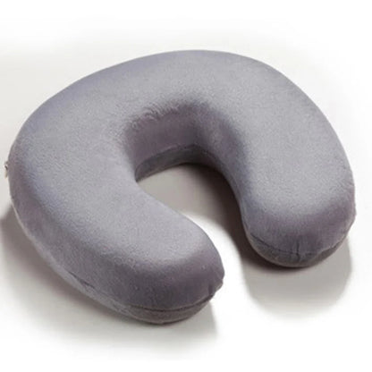Memory Foam Neck Pillow Resting Head Neck U Shape Soft Travel Pillow For Office Train Rest Airplane 15 Colors Neck Pillows