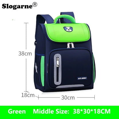 Students Simple Primary School Bags Boys 1-6 Grade Spine Protection Burden Reduction Schoolbag Girls Backpack Unisex Mochila Bag