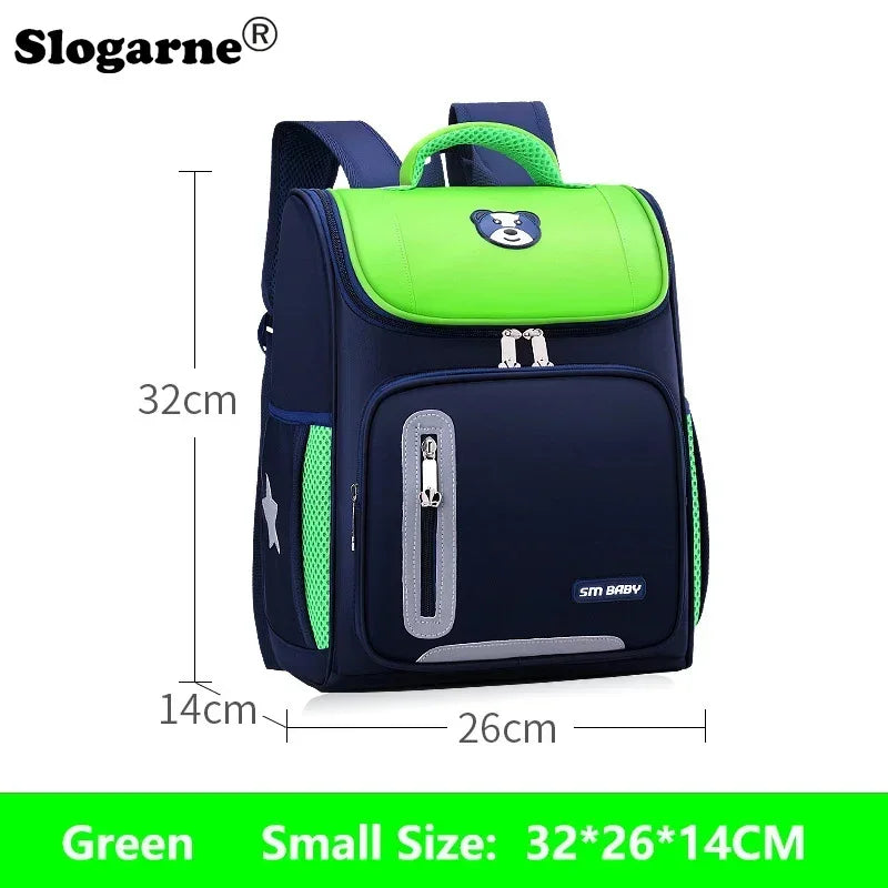 Students Simple Primary School Bags Boys 1-6 Grade Spine Protection Burden Reduction Schoolbag Girls Backpack Unisex Mochila Bag