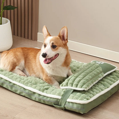 Removable and Washable Dog Bed Summer Cat Bed Seasonal Universal Pet Mat Dog Mat Sleeping Mat Pet Supplies