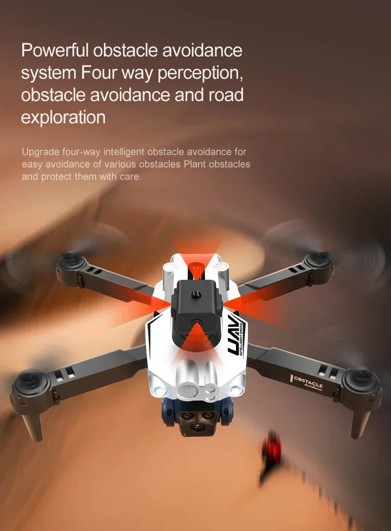 LU200 Drone 8K GPS Professional HD Aerial Photography Triple-Camera WIFI Omnidirectional Obstacle Avoidance Drone 10000M
