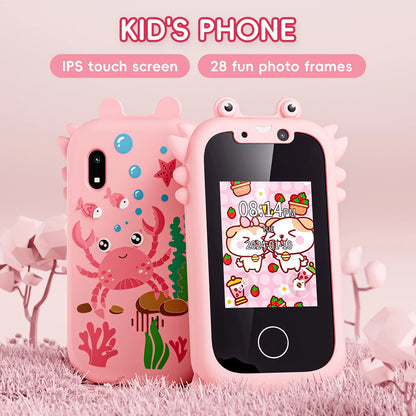 Kids Smart Phone Toys for Boys Girls Christmas Gifts Touchscreen Toddler Learning Cell Toy Phone with Camera Game Music Player