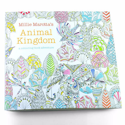 24 Pages Coloring Book for Children Adult Relieve Stress Kill Time DIY Painting Drawing Book Painting Kids Educational Toys