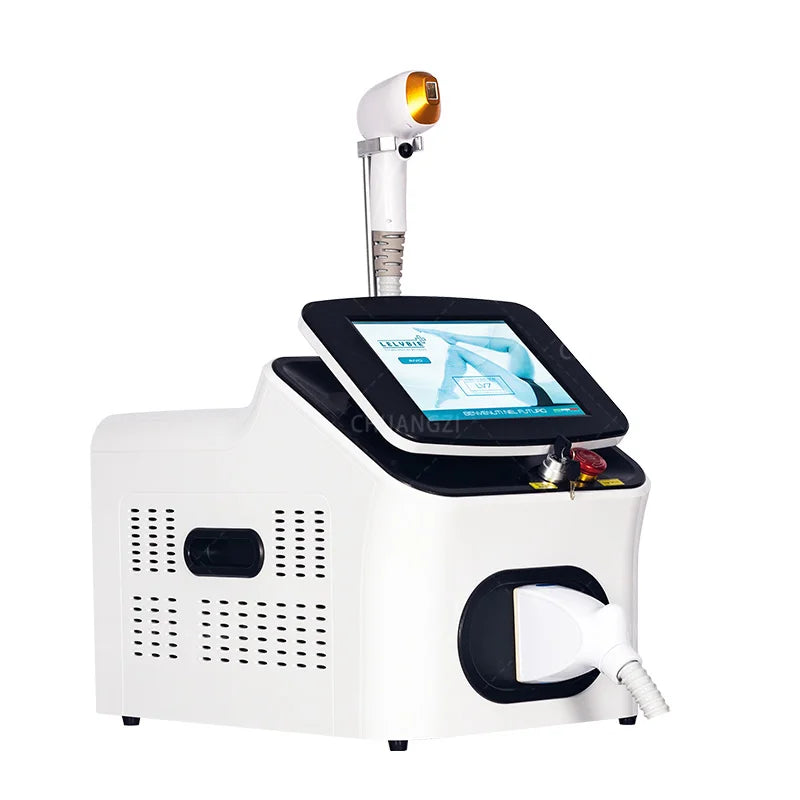 Diode Laser Hair Removal Machine Depiladora Laser 808NM 755NM 1064NM Tender Skin Safe Painless Permanent Depilation High Power