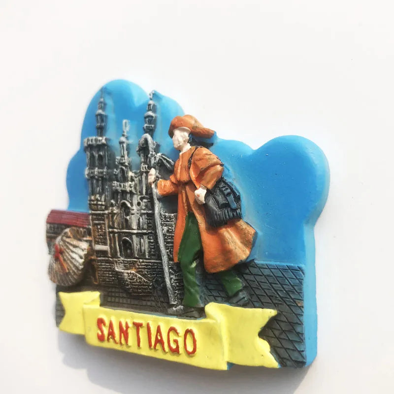 Europe Spain 3D Refrigerator Magnet Tourist Souvenirs Stickers,Home & Kitchen Decoration Fridge Magnet Message Sticker