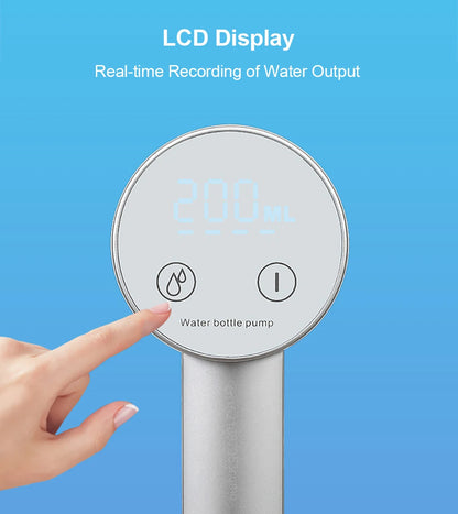 Electric Water Gallon Pump Automatic Water Pump 19 Liters Foldable Desktop Water Bottle Pump USB Rechargeable Water Dispenser