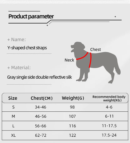 No-Pull Dog Harness Vest for Small Medium Dogs Cats Hiking Breathable Adjustable Chest Strap Bulldog Chihuahua Pet Accessories