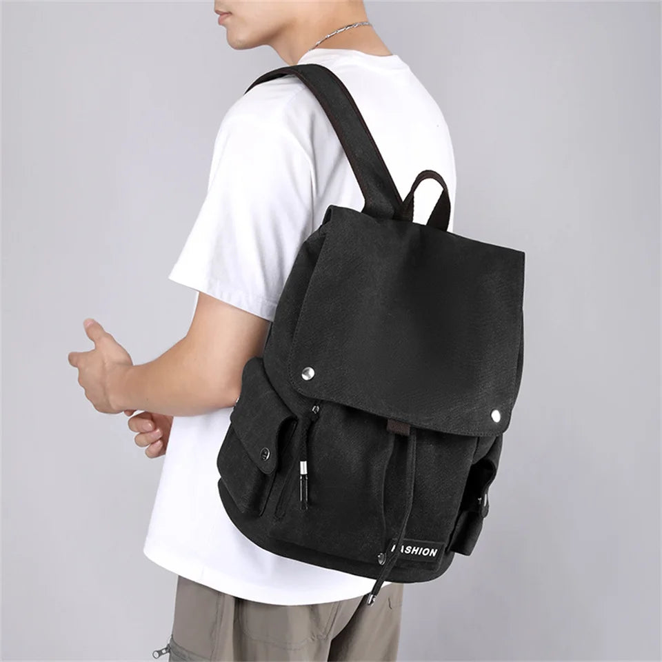 Men Backpack Retro Travel Bagpack Large Capacity Backbag College Student school bags for teenager Men Shoulder bag
