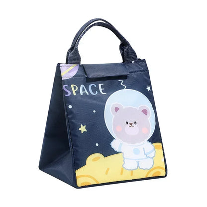 Kids Lunch Bag for School Portable Thermal Bag Children Cartoon Insulated Lunch Bag Cooler Pouch Dinner Container Handbags