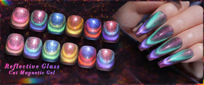 BORN PRETTY 10ml Wine Red Glitter Jelly Nude Gel Nail Polish Soak Off Translucent Color UV Light Cure for Nail Art DIY at Home