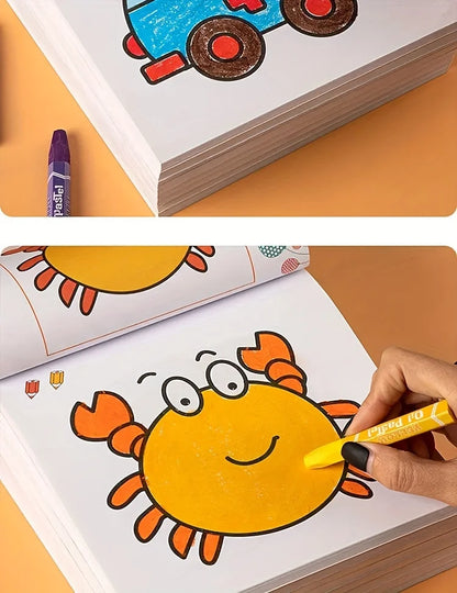 160 Pages of Painting And Graffiti Coloring Book to Learn Art, Painting, Enlightenment, And Improve Understanding Ability