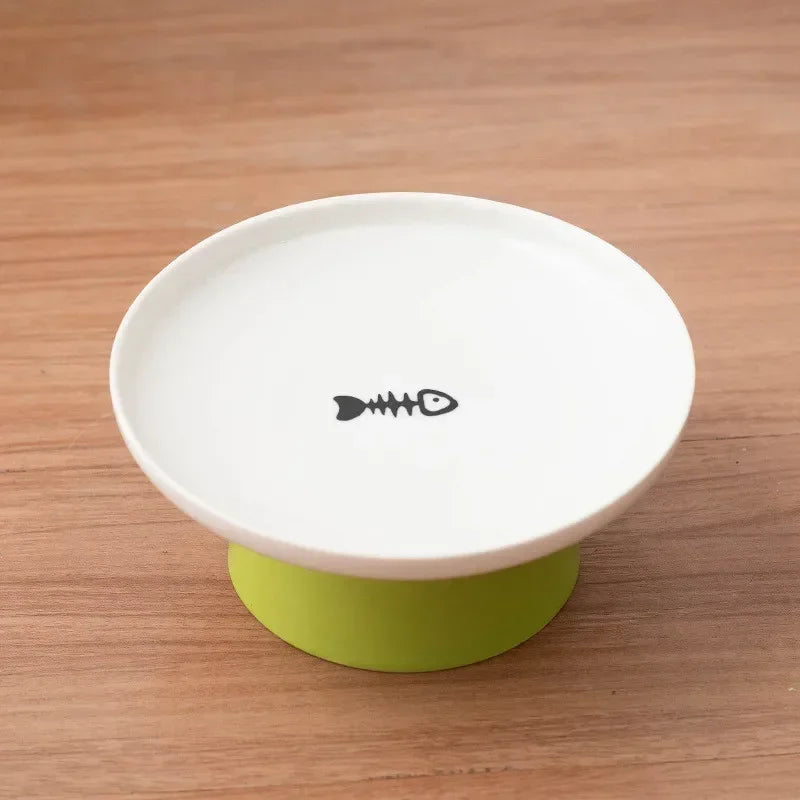 Dog Pet Bowls Food Bowl Water Dog Dish Bowl Feeder Pet Cats Cat Ceramic Kitten Cat for Bowl Feeder Dish Accessories Pet Plate
