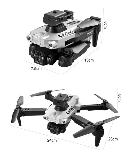 LU200 Drone 8K GPS Professional HD Aerial Photography Triple-Camera WIFI Omnidirectional Obstacle Avoidance Drone 10000M