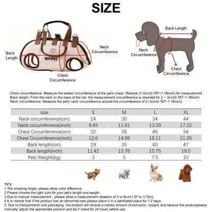 Multifunctional Double Shoulder Dog Carrier Backpack Breathable Adjustable Pet Strap Artifact Washable Dog Outing Bag For Pet