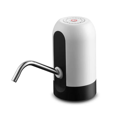 USB Automatic Water Pumping With Blue LED Light Rechargeable Barreled Portable Wireless Charging Electric Water Dispenser Device