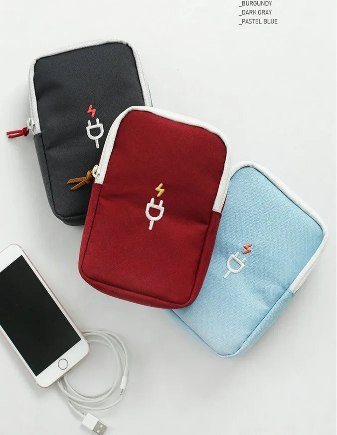 Travel Portable Charger Headphone Cable Digital Bag Storage Bag Travel Gadget Organizer Bag Electronics Accessories Storage Case