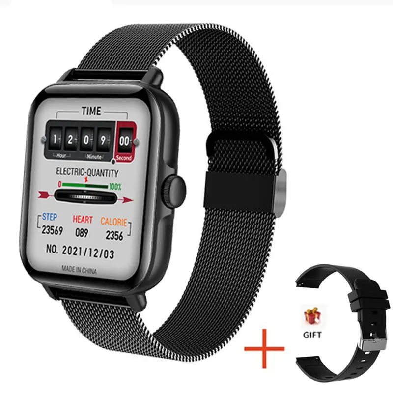 2025 2.01'' Smart Watch Bluetooth Call Play Music Smartwatch Fitness Clock Sport Waterproof Watches for Men Women iPhone Android