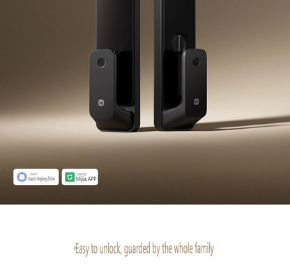 2025 Xiaomi Smart Door Lock 2 Cat Eye Visual Screen Fingerprint Bluetooth NFC Unlock For MiHome Push-pull Lock With Camera