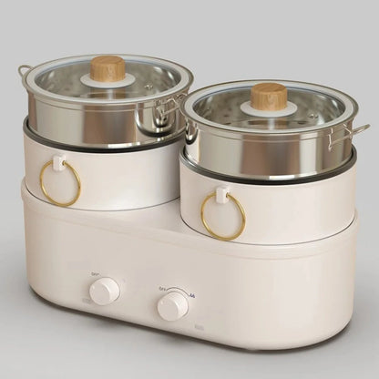 Kitchen Cooking Pot Double Multi Cooker Electric Boiling Pot Split Type Hot Pott Elektrisch
