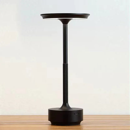 Aluminum Alloy Simple Decorative Lamp LED Night Light Infinitely Dimmable Atmosphere Retro Portable Rechargeable Touch Desk Lamp