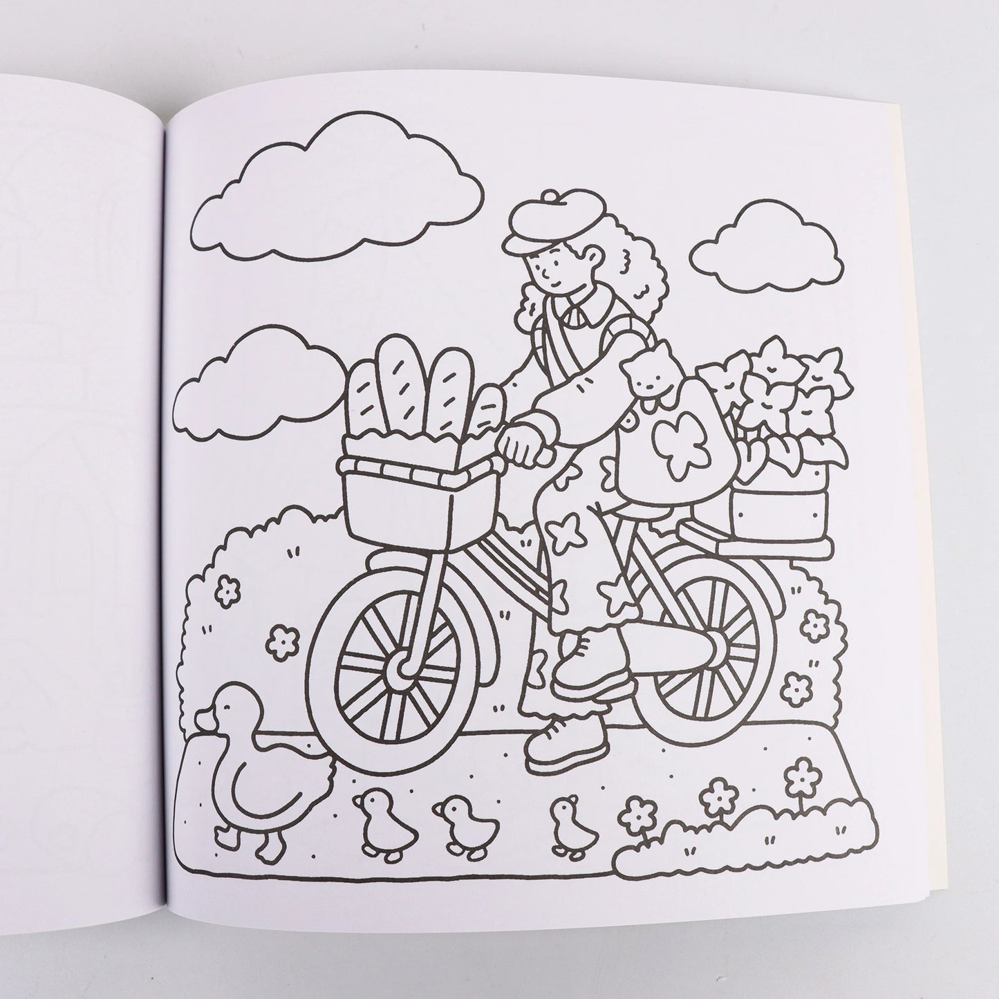 Cozy Atmosphere Relaxing Coloring Book for Adults and Teens Bold Easy-to-follow Patterns and Girl Moments