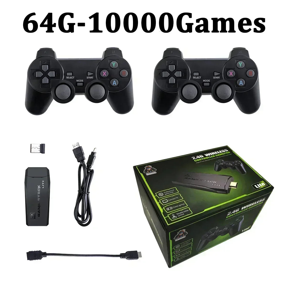 New stylish adult and child M8 home TV game console 2.4G high-definition HDMI USB wireless dual P 520 games