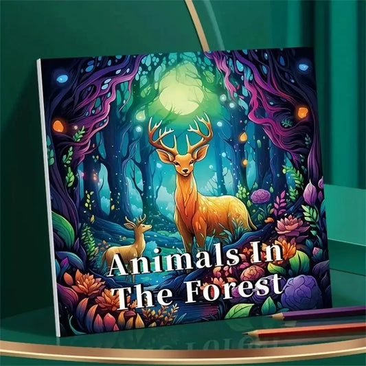 1pc Art Coloring Book 22 Page Coloring Books Gift For Birthday Party Relieve Stress Kill Time Graffiti Painting Drawing Art Book