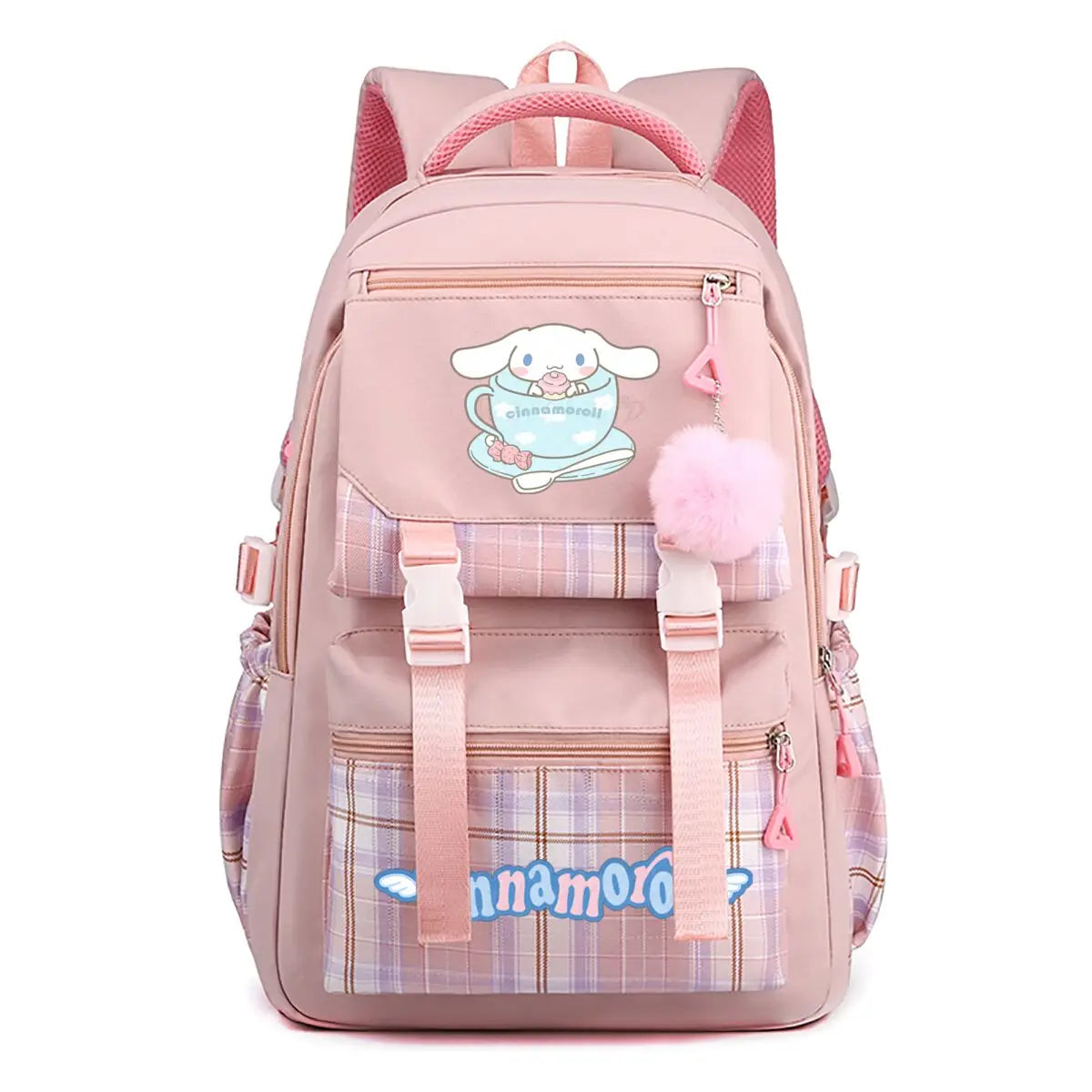 Cute Cinnamoroll Print School Backpack Women Girls Travel Backpack Children Teeneger Students Schoolbags Cinnamoroll Bags Gift