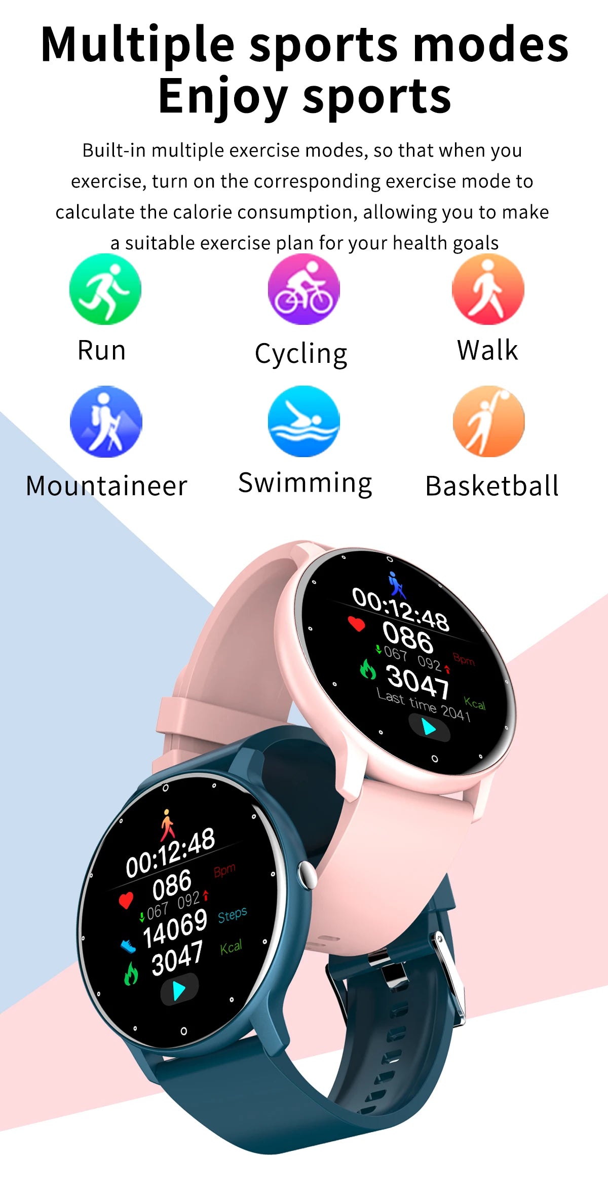 LIGE New Smart Watch Men Riding Sports Fitness Health Monitor Watch  IP67 Waterproof Bluetooth Call For Android ios Smartwatch