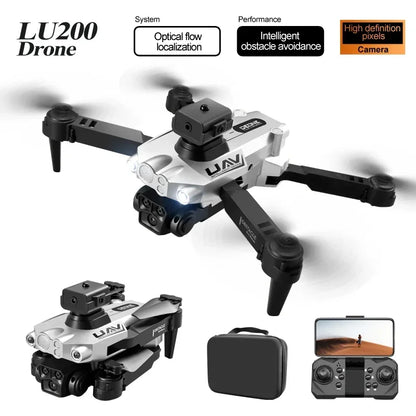 LU200 Drone 8K GPS Professional HD Aerial Photography Triple-Camera WIFI Omnidirectional Obstacle Avoidance Drone 10000M