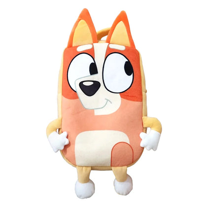 Bluey Anime Backpack Toys Bingo Muffin Cartoon Dog Mini Kindergarten Children School Bag Stuffed Plush Bag Gift For Kids