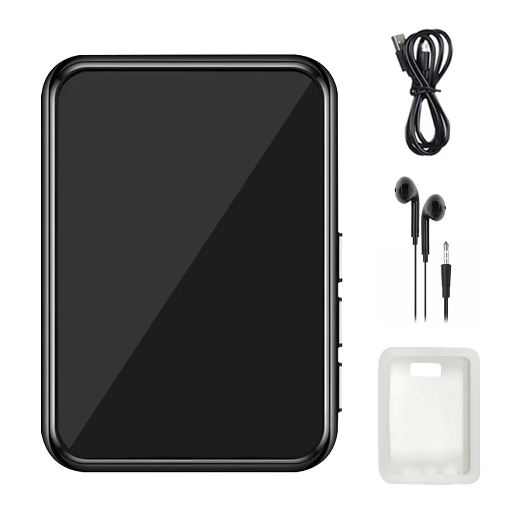 2025 New Bluetooth 5.4 Touch Screen MP3 Player HiFi Lossless Music Play Built-in Speaker 32GB Support Recording E-Book