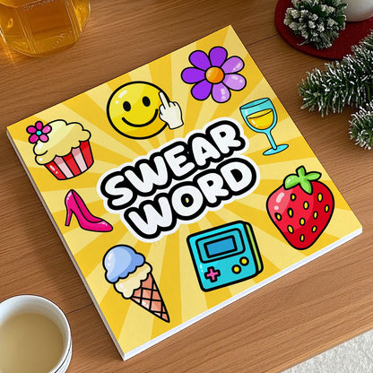 SWEAR WORD Coloring Books For Adults And Teens Featuring Cute Puppies Cartoon Coloring Books To Relax In A Cozy Hygge Moment