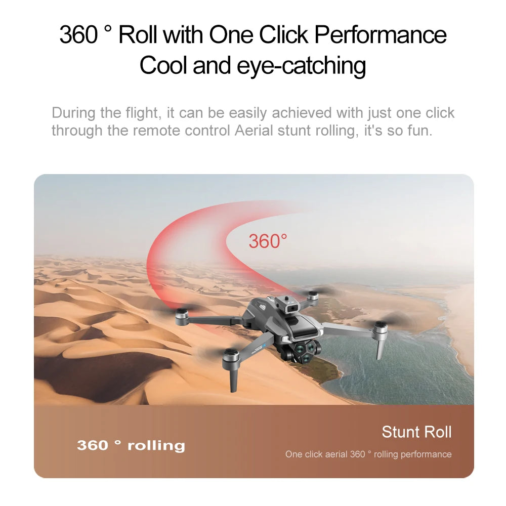 2025 New Drone, Large Screen Remote Control, Hd Camera, Brushless Motor, Full of Power, Brilliant Lights, the Best Gift!