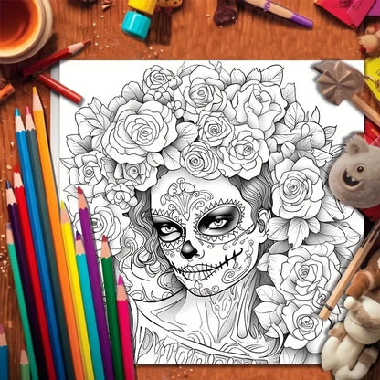 Art Coloring Book Original Upgraded Paper Thickened 22 Pages A Candy Bone Colorful Books Holiday Birthday Party Gift