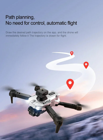 LU200 Drone 8K GPS Professional HD Aerial Photography Triple-Camera WIFI Omnidirectional Obstacle Avoidance Drone 10000M
