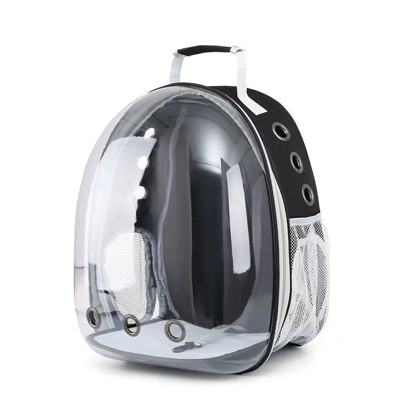 Travel Transparent Pet Cat Handbag Outdoor Portable Cat Backpack Puppy Breathable Handbag Take-Out Pet Supplies