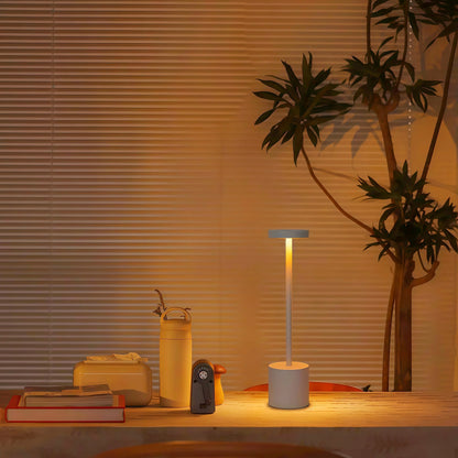 Wireless charging LED desk lamp | 3-color + adjustable dimming | USB charging | Bedside lamp | Festival gift.