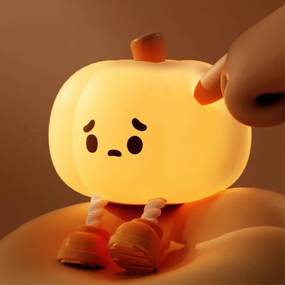 Football Led Night Light Book Light for Reading Soccer Pumpkin New Bedroom Bedside Table Lamp Kids Birthday Gift Cute Cartoon
