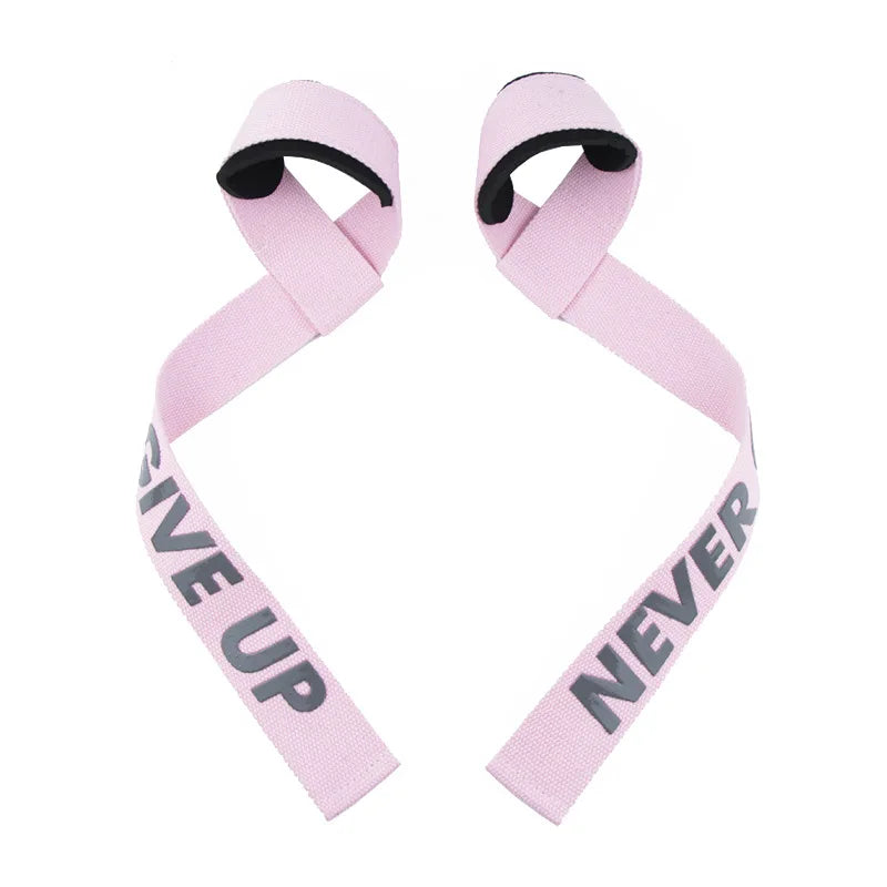 2 Pcs Gym Lifting Straps Fitness Gloves Anti-slip Hand Wraps Wrist Straps Support For Weight Lifting Powerlifting Training
