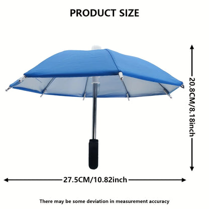 Creative Mini Umbrella Phone Stand Universal Waterproof Holder for Smartphones Portable Outdoor Rain Sun Accessory