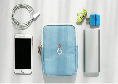 Travel Portable Charger Headphone Cable Digital Bag Storage Bag Travel Gadget Organizer Bag Electronics Accessories Storage Case