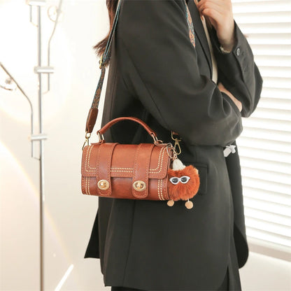 1Set DIY Making Leather Craft Handbag Bag Backpack Material Hand Sewn With Parts Handmade Leather Accessories